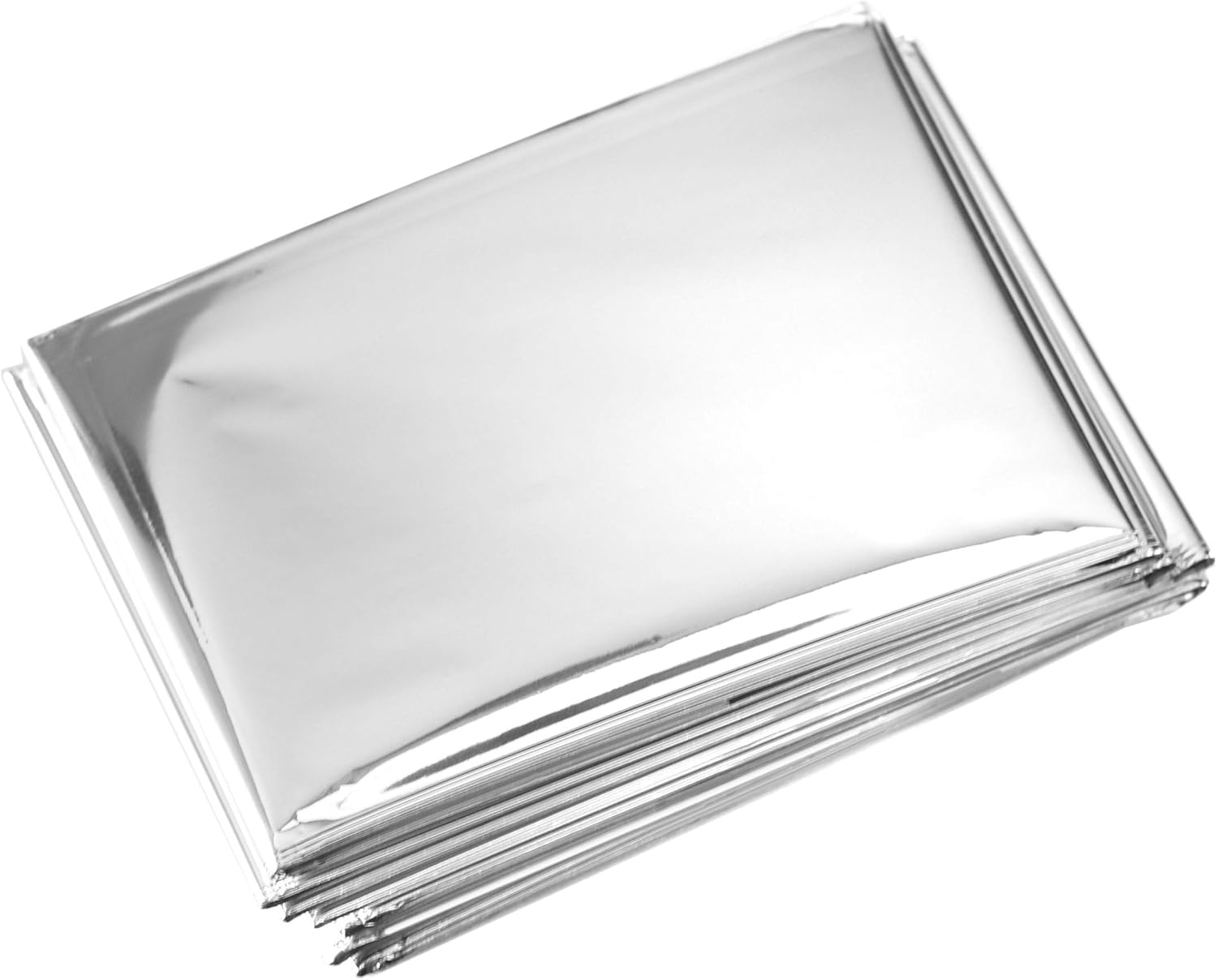 Primacare HB-10 Emergency Mylar Thermal Blankets – 10 Pack, 84" x 52", Silver – Reflective, Waterproof, Retains 90% Body Heat – for Survival, First Aid, Outdoors, Camping, EMS - Image 7