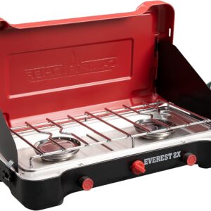 Camp Chef Everest 2X 2-Burner Portable Camping Stove, 40,000 BTUs, Propane